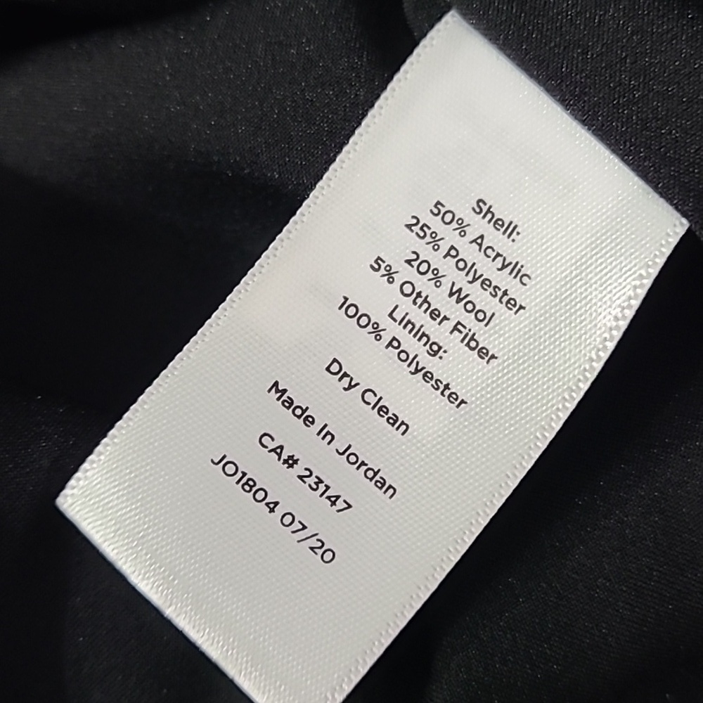 Talbots Wool blend herringbone Striped patterned pencil‎ skirt size 4P NWT - Picture 4 of 7